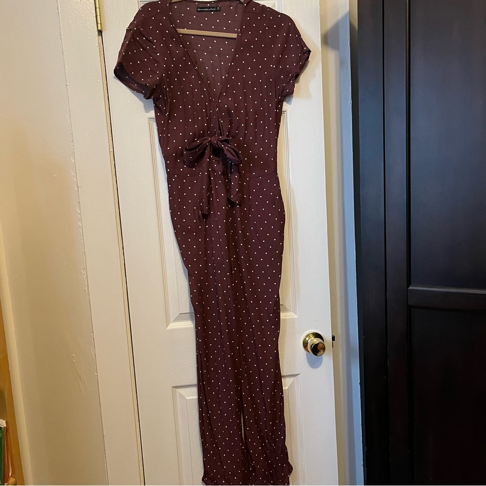 Abercrombie polka dot romper